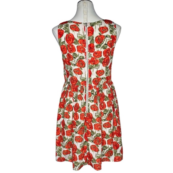 Sunday in Brooklyn Red Roses Print Dress - Picture 3 of 9